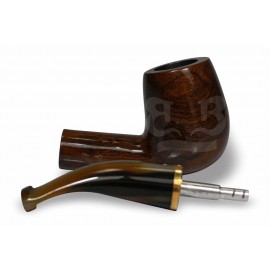 Cachimbo Bertoldi Elite Dourado Natural com Filtro Permanente